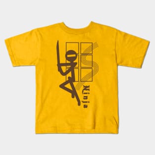 Stickman Ninja Kids T-Shirt